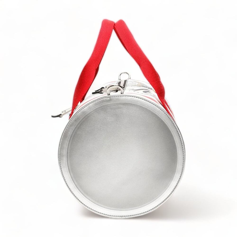 Moschino x Jeremy Scott Budweiser Beer Can Duffel Bag - Leather - White $1200 - Picture 3 of 6